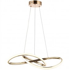 Φωτιστικό Κρεμαστό LED 33W 2574lm 230V Θερμό Φως σε Χρυσαφί TINA